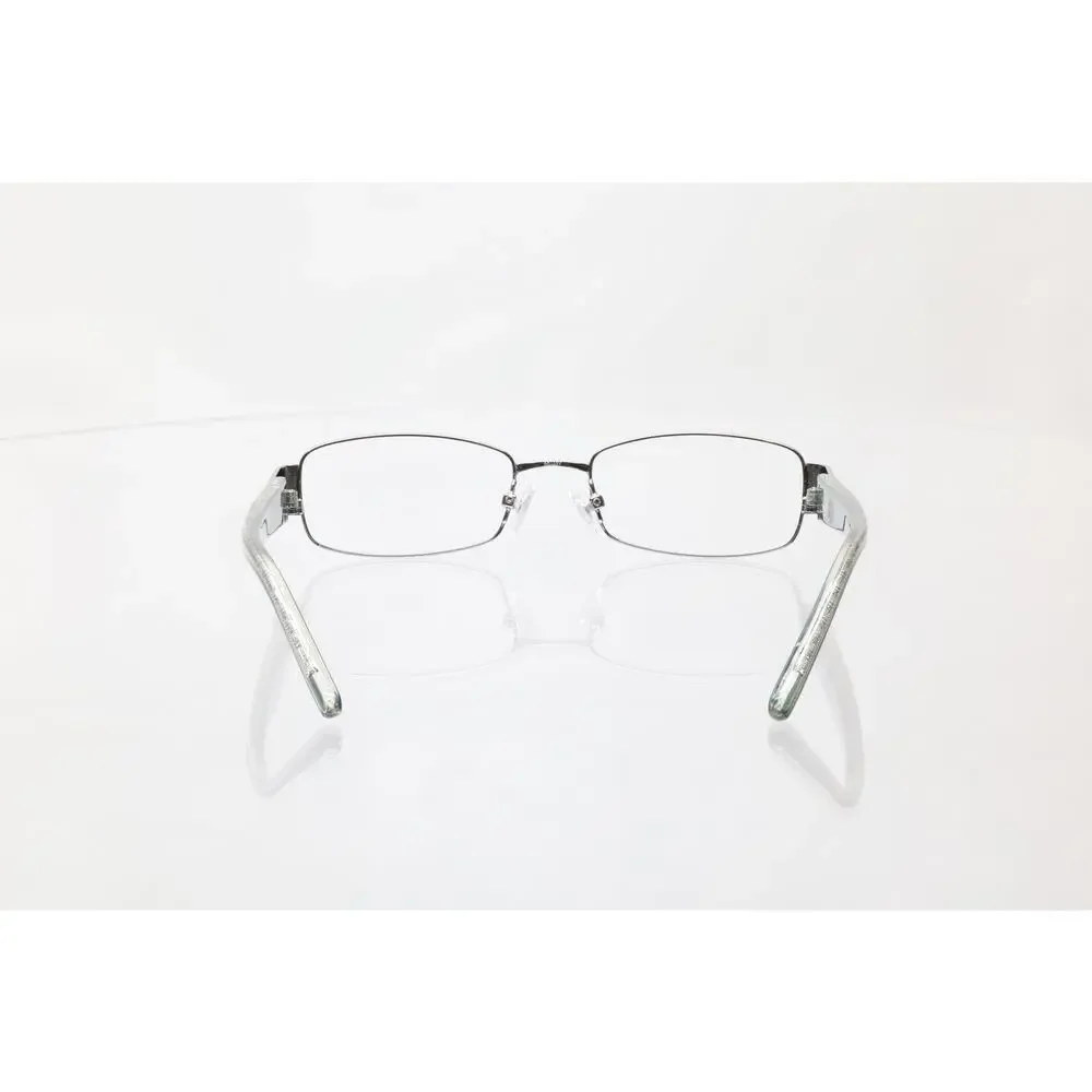 Coach Aneko (1030) 48-17-135mm Gunmetal Silver/Blue Eyeglass FRAMES ONLY - GOOD